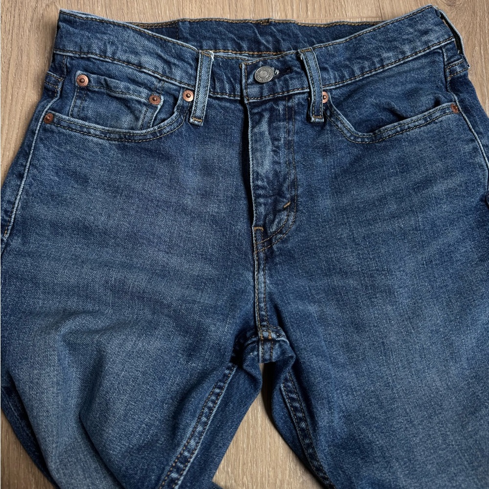 Levi's 514 Men's Straight Blue Jeans W29/L32 - Picture 3 of 9